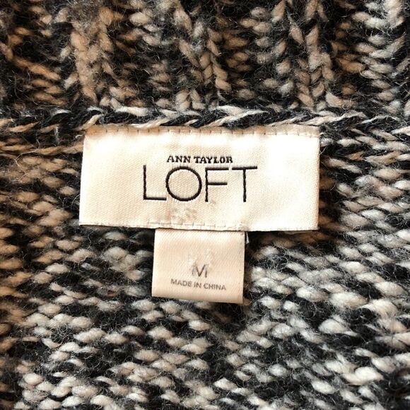 Loft single button wool blend cardigan. Size medium - Picture 3 of 10